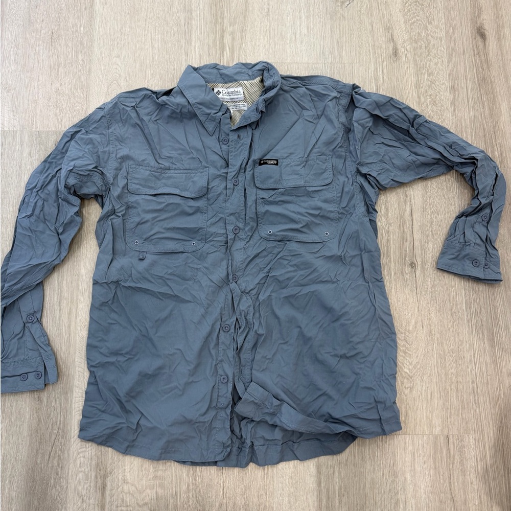 Columbia Men's Slate Blue Shirt Jacket